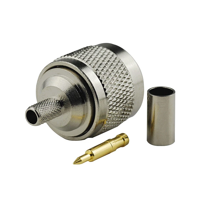 RF Connector N Male For RG58 Cable Crimp Type N-C-J3 RF Connector N Male For RG58 Cable Crimp Type N-C-J3