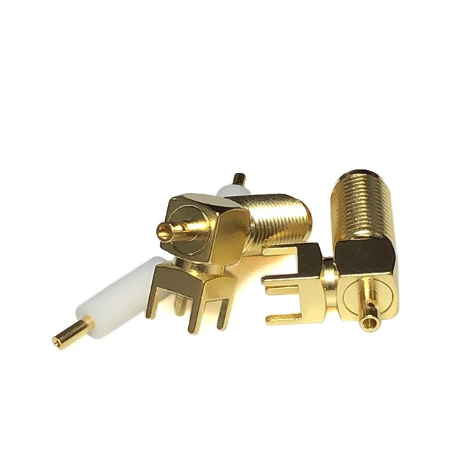 RF Connector SMA Female Right Angle PCB Mount With 1.13 Cable SMA-KWE 1.13 RF Connector SMA Female Right Angle PCB Mount With 1.13 Cable SMA-KWE 1.13