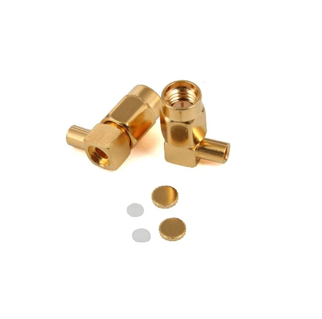 SSMA Male Connector Right Angle For RG405 .086 Semi-Rigid Semi-flexible Cable Solder Type SSMA-JWB2 SSMA Male Connector Right Angle For RG405 .086 Semi-Rigid Semi-flexible Cable Solder Type SSMA-JWB2